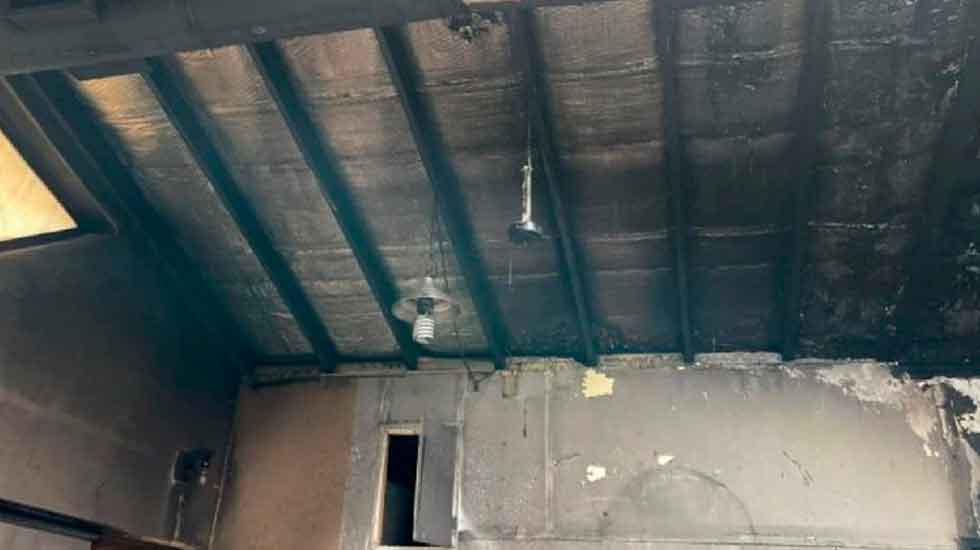 Así quedó el club de radioaficionados de Ushuaia tras el incendio